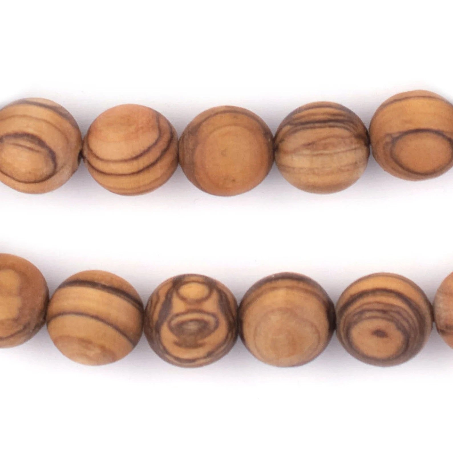 String Of Olive Wood Beads Bethlehem. 